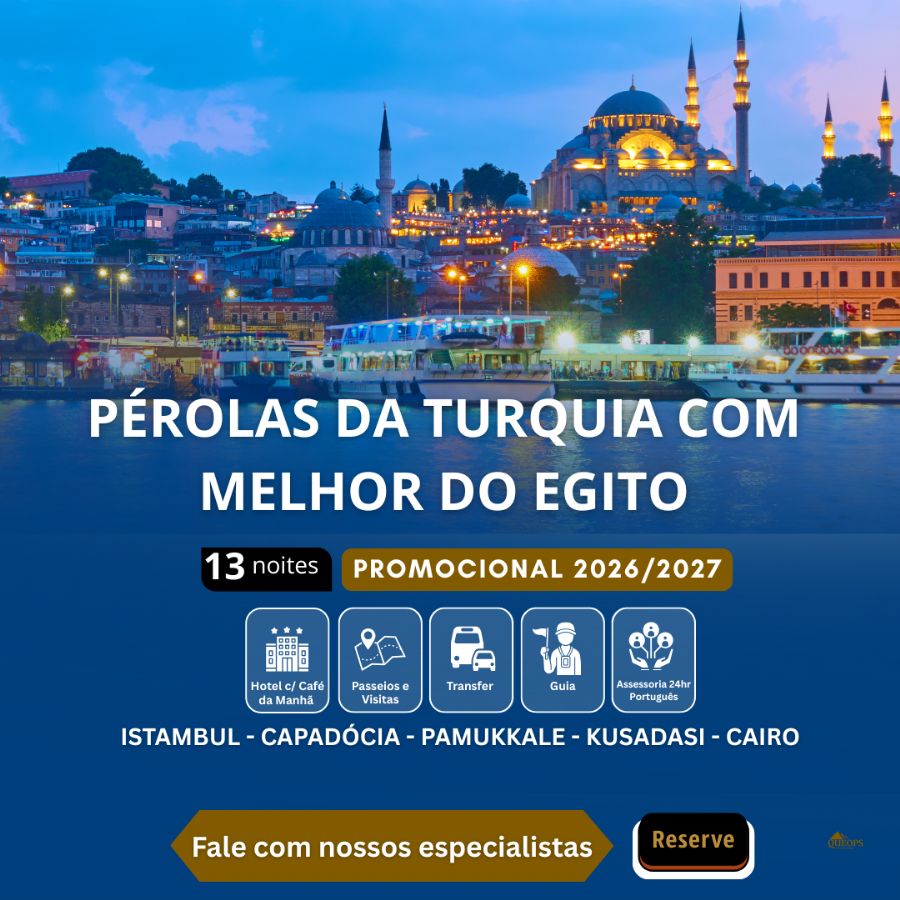 PÉROLAS DA TURQUIA COM MELHOR DO EGITO  - 14D   (Q-LTD-PR13)
